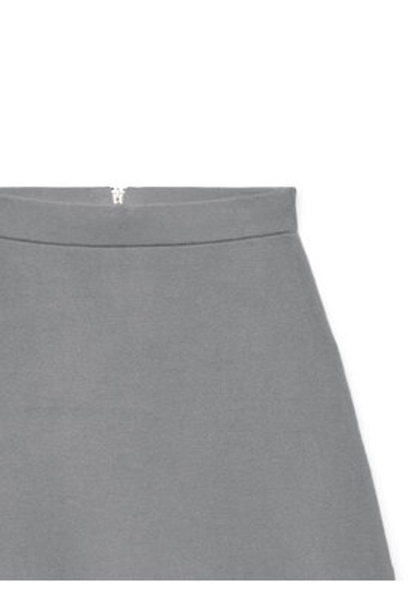 Vero Moda Spódnica mini Saba 10325944 Szary Regular Fit. Kolor: szary. Materiał: wiskoza