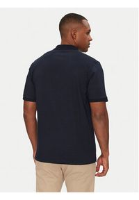 Jack & Jones - Jack&Jones Polo Jaxon 12268227 Granatowy Regular Fit. Typ kołnierza: polo. Kolor: niebieski. Materiał: bawełna