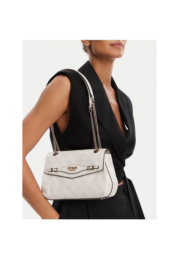 Torebka Guess. Kolor: kremowy