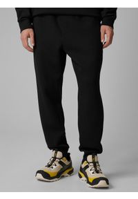 4f - 4F Spodnie dresowe joggery męskie - czarne XL. Kolor: czarny. Materiał: dresówka. Sport: fitness #2
