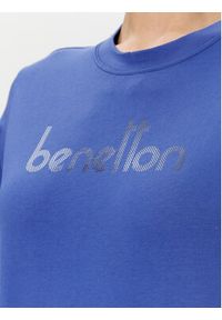 United Colors of Benetton - United Colors Of Benetton T-Shirt 3BL0D103H Niebieski Regular Fit. Kolor: niebieski. Materiał: bawełna #5