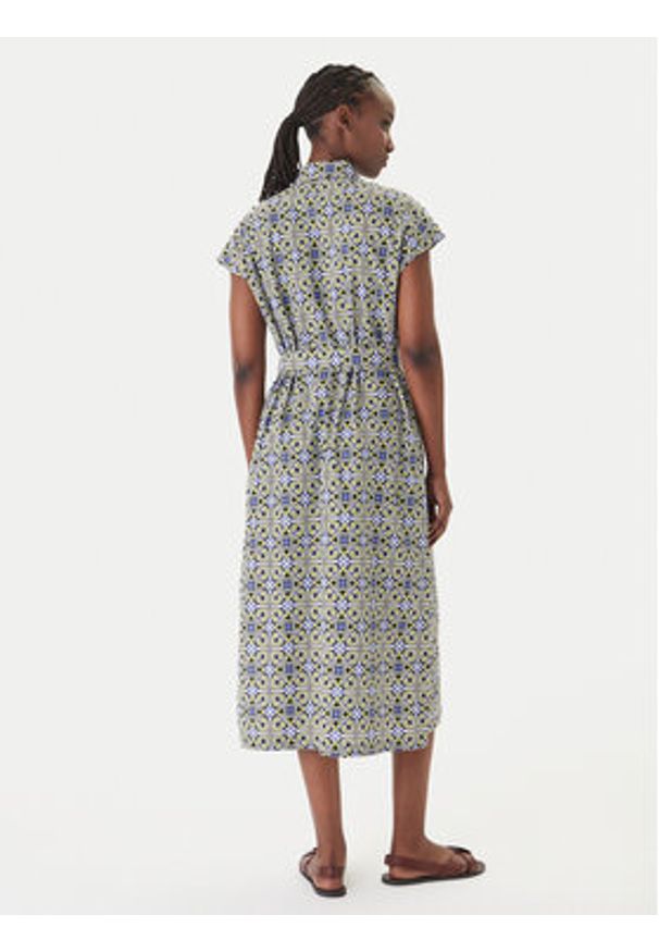 Marella Sukienka koszulowa Panino 2615221262 Kolorowy Regular Fit. Materiał: bawełna. Wzór: kolorowy. Typ sukienki: koszulowe