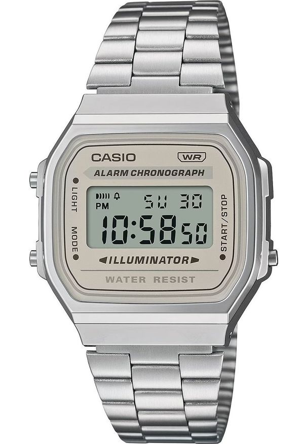 Casio Zegarek dla dzieci A168WA-8AYES srebrny. Kolor: srebrny