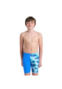 Spodenki Treningowe Pływackie Arena Logo Graphic Swim Jammer Junior. Kolor: niebieski, wielokolorowy #1