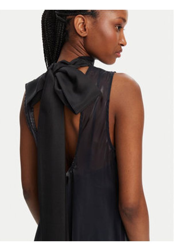 STAUD Sukienka wieczorowa Albee R24F2152DG Granatowy Regular Fit. Kolor: niebieski. Materiał: syntetyk. Styl: wizytowy