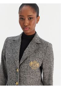 TOMMY HILFIGER - Tommy Hilfiger Marynarka WW0WW48786 Szary Slim Fit. Kolor: szary. Materiał: wełna #6