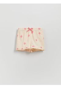 Reserved - Bawełniane szorty - złamana biel. Materiał: bawełna #1