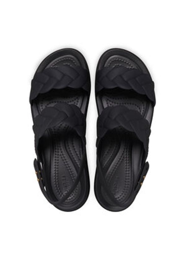 Crocs Sandały Brooklyn Woven Upper LW 209977 Czarny. Kolor: czarny