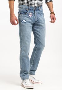 Wrangler - WRANGLER GREENSBORO MĘSKIE SPODNIE JEANSOWE JEANSY DŻINSY RACING INDIGO W15QBF22Y 112325874 #7