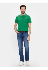 United Colors of Benetton - United Colors Of Benetton Polo 3089J3179 Zielony Regular Fit. Typ kołnierza: polo. Kolor: zielony. Materiał: bawełna #4