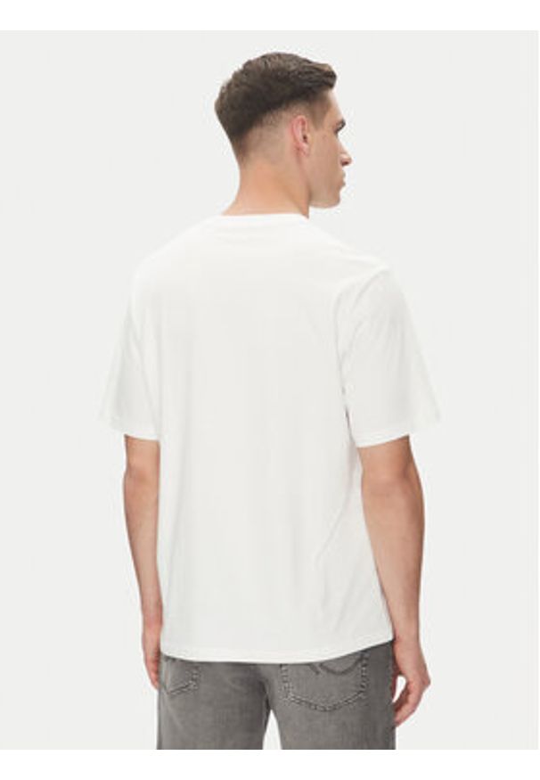 Jack & Jones T-Shirt Hydra 12277248 Biały Relaxed Fit. Kolor: biały. Materiał: bawełna
