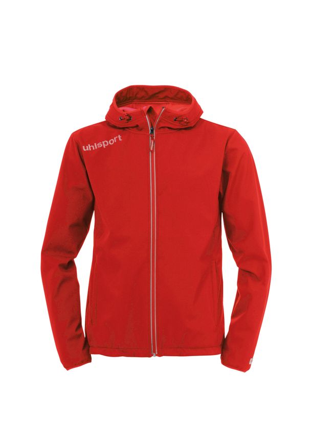 UHLSPORT - Kurtka z kapturem Uhlsport Essential. Typ kołnierza: kaptur. Kolor: wielokolorowy, czarny, czerwony. Sport: piłka nożna