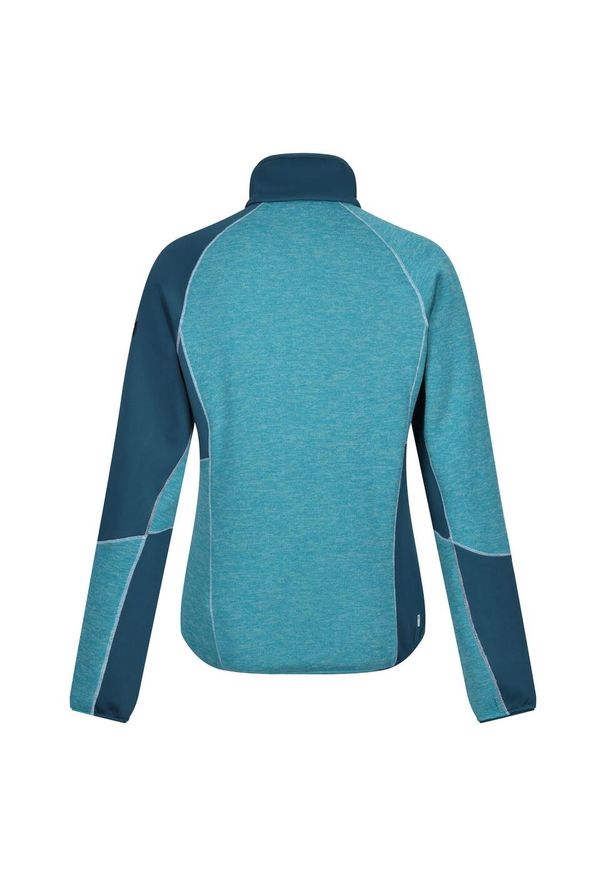 Regatta - Bluza Polarowa Damska Melanżowy Pełen Suwak Lindalla VII. Kolor: niebieski. Materiał: polar. Wzór: melanż