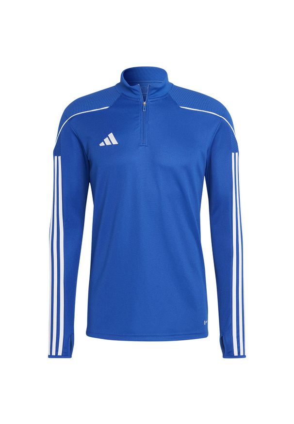 Bluza piłkarska męska Adidas Tiro 23 League Training Track Top. Kolor: biały, niebieski, wielokolorowy. Sport: piłka nożna