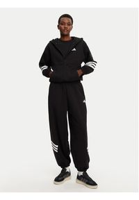 Adidas - adidas Bluza Future Icons 3-Stripes JE0171 Czarny Regular Fit. Kolor: czarny. Materiał: syntetyk, bawełna #4