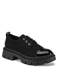 Nine West Oxfordy 8198-1A Czarny. Kolor: czarny. Materiał: materiał #3