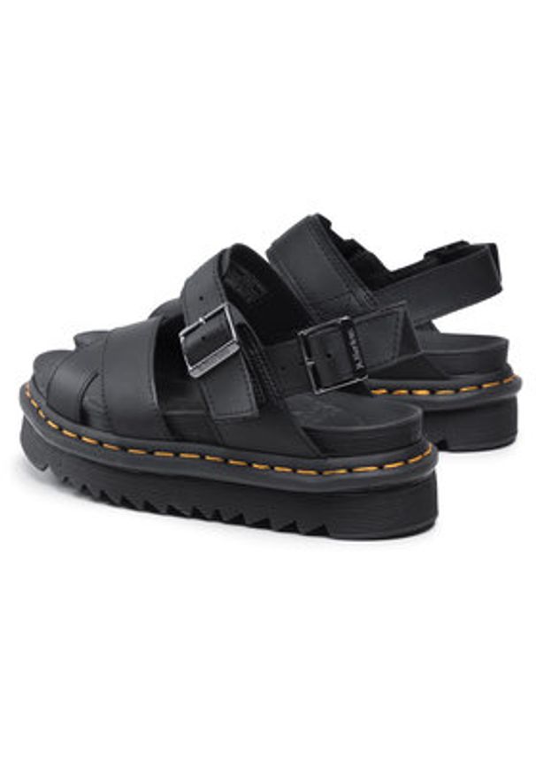 Dr. Martens Sandały Voss II 26799001 Czarny. Kolor: czarny. Materiał: skóra