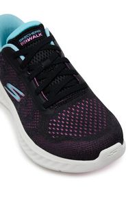 skechers - Skechers Sneakersy GO WALK Now - Khloe 125643/BKPR Czarny. Kolor: czarny. Materiał: materiał #3