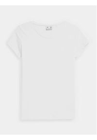 4f - 4F T-Shirt 4FAW23TTSHF0906 Biały Slim Fit. Kolor: biały. Materiał: bawełna #4