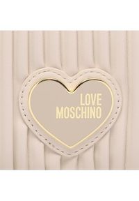 Love Moschino - LOVE MOSCHINO Torebka JC4043PP1GLA1110 Beżowy. Kolor: beżowy. Materiał: skórzane #5