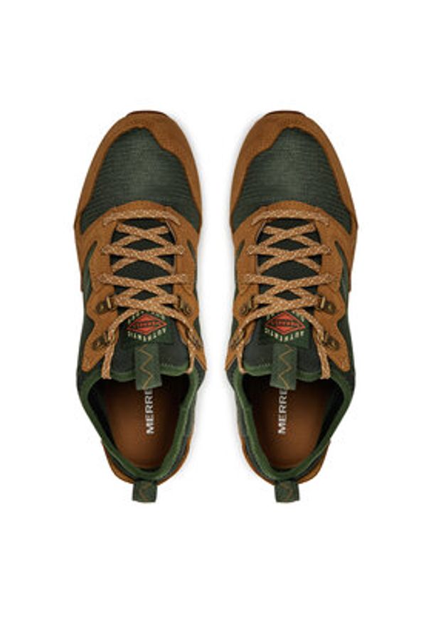 Merrell Sneakersy Alpine 83 Sneaker Recraft J006373 Khaki. Kolor: brązowy. Materiał: zamsz, skóra