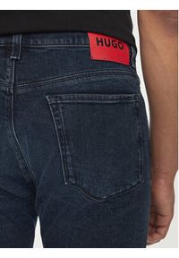 Hugo Jeansy 50517542 Granatowy Slim Fit. Kolor: niebieski