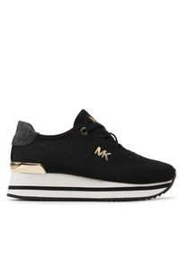 MICHAEL Michael Kors Sneakersy Monique Knit Trainer 43F1MQFSBD Czarny. Kolor: czarny. Materiał: materiał