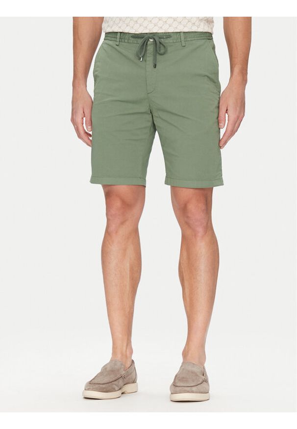 JOOP! Szorty materiałowe 17 JT-80Capri-D 30045912 Zielony Slim Fit. Kolor: zielony. Materiał: bawełna