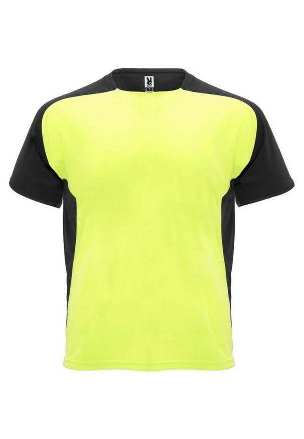 ROLY - Koszulka Sportowa Unisex Dla Dorosłych Bugatti. Kolor: żółty, wielokolorowy, czarny. Sport: turystyka piesza