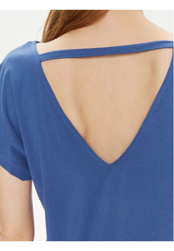 only - ONLY Bluzka May 15286933 Niebieski Regular Fit. Kolor: niebieski. Materiał: bawełna