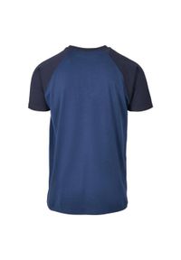Urban Classics - T-shirt Męski Kontrastowa Raglanowa. Kolor: niebieski. Długość rękawa: raglanowy rękaw. Sport: turystyka piesza