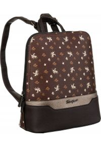 DAVID JONES - David Jones Elegancki plecaczek damski ze skóry ekologicznej - David Jones NoSize. Materiał: skóra ekologiczna. Styl: elegancki #1