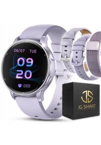 Smartwatch JG Smart SMARTWATCH ZEGAREK DAMSKI GPS WODOODPORNY CIŚNIENIE ROZMOWY MENU PL AMOLED. Rodzaj zegarka: smartwatch #1