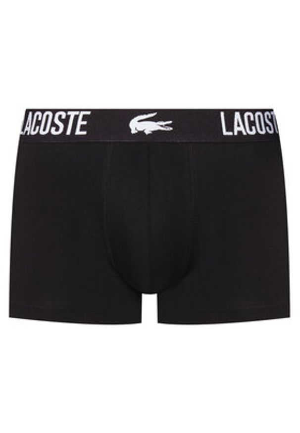 Lacoste Komplet 3 par bokserek 5H2393 Czarny. Kolor: czarny. Materiał: bawełna