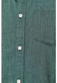 PRODUKT by Jack & Jones - Produkt by Jack & Jones - Koszula. Okazja: na co dzień. Typ kołnierza: button down. Kolor: zielony. Materiał: tkanina, bawełna. Długość: długie. Wzór: gładki. Styl: casual #3