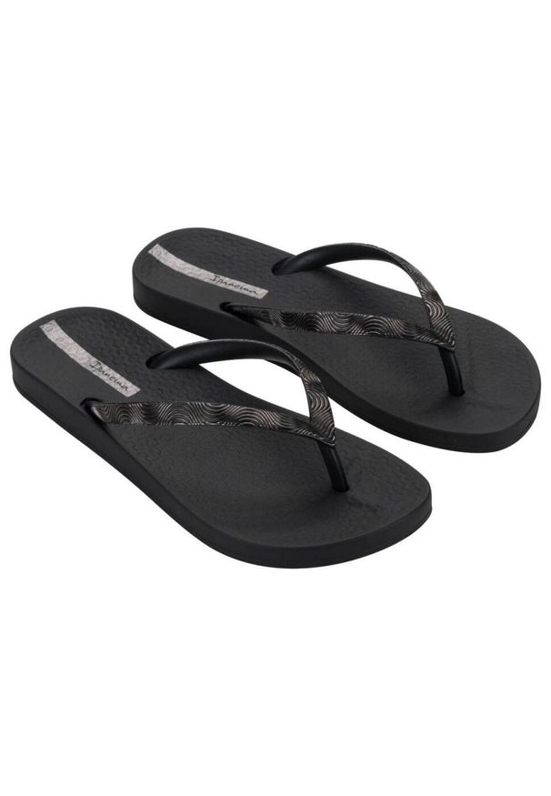 Japonki damskie Ipanema Mesh IX. Kolor: czarny. Materiał: mesh