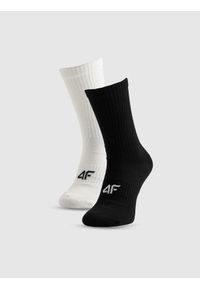 4f - 4F Skarpetki długie (2-pack) męskie - multikolor 39-42. Kolor: wielokolorowy. Materiał: dzianina, bawełna. Wzór: haft. Sport: fitness #1