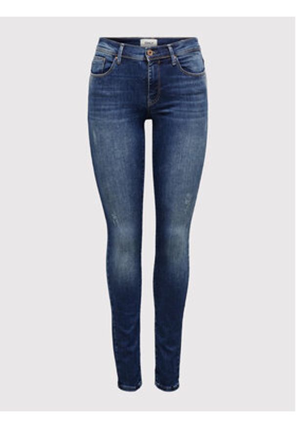 only - ONLY Jeansy Shape 15159137 Granatowy Skinny Fit. Kolor: niebieski