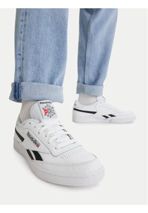 Reebok Sneakersy EO-CLUB C REVENGE 100032883 Biały. Kolor: biały. Materiał: skóra. Model: Reebok Club