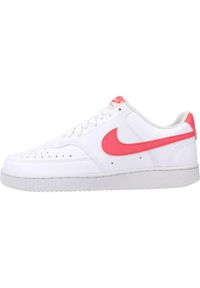 Buty do chodzenia damskie Nike Court Vision LO NN. Zapięcie: sznurówki. Kolor: biały. Materiał: syntetyk, tkanina, materiał. Szerokość cholewki: normalna. Model: Nike Court. Sport: turystyka piesza