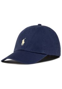 Polo Ralph Lauren Czapka z daszkiem Clsc Cap 323552489004 Granatowy. Kolor: niebieski. Materiał: materiał