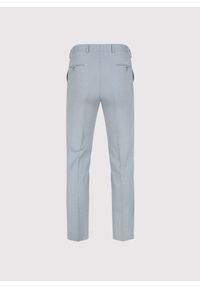 Pako Lorente - PAKO LORENTE – Błękitne spodnie ganiturowe. Kolor: niebieski. Materiał: poliester, wiskoza. Wzór: gładki. Styl: elegancki, młodzieżowy #2