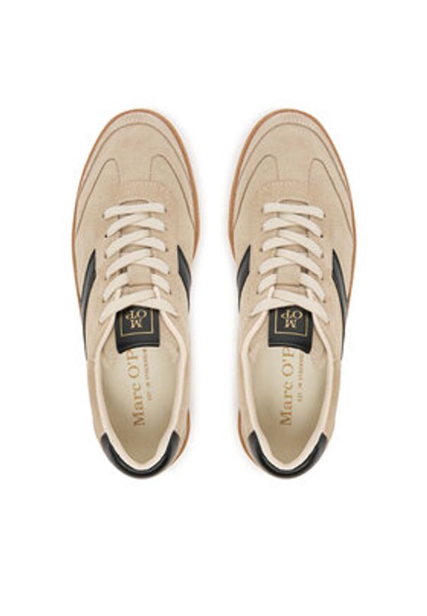 Marc O'Polo Sneakersy SS2M3001 Beżowy. Kolor: beżowy. Materiał: skóra