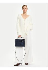 TOMMY HILFIGER - Tommy Hilfiger Torebka Th City Small Tote Melton AW0AW17852 Granatowy. Kolor: niebieski #3