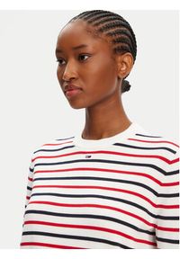 Tommy Jeans Sweter Essential DW0DW20159 Kolorowy Regular Fit. Wzór: kolorowy