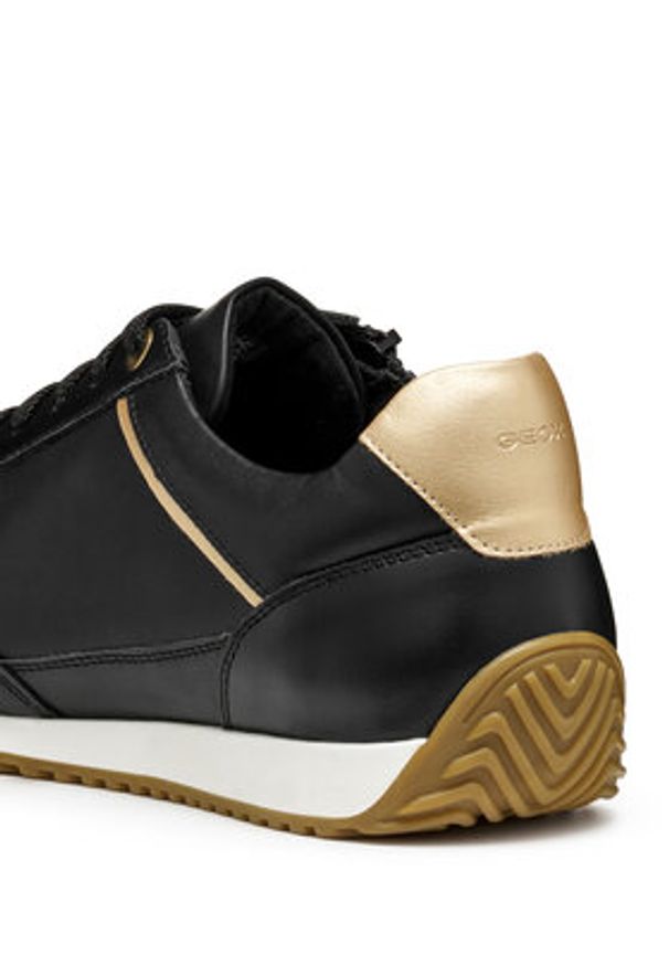 Geox Sneakersy D Calithe D56N0A 08554 C9258 Czarny. Kolor: czarny. Materiał: skóra