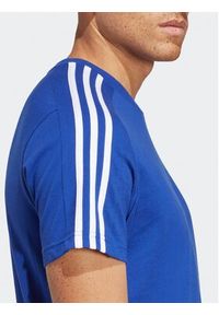 Adidas - adidas T-Shirt Essentials Single Jersey 3-Stripes T-Shirt IC9338 Niebieski Regular Fit. Kolor: niebieski. Materiał: bawełna #4