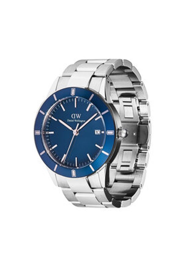 Daniel Wellington Zegarek Iconic Paradigma 40 DW00100820 Granatowy. Kolor: niebieski