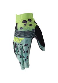 Rękawice rowerowe LEATT Glove MTB 1.0 GripR. Kolor: wielokolorowy, niebieski, zielony