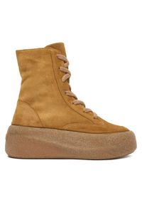 Vic Matié Trzewiki 1H4104D F04H010310 Brązowy. Kolor: brązowy. Materiał: skóra, zamsz #1